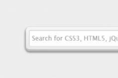 Компактная форма поиска на CSS3 Форма поиска html5 css3